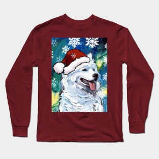 Samoyed Santa Long Sleeve T-Shirt